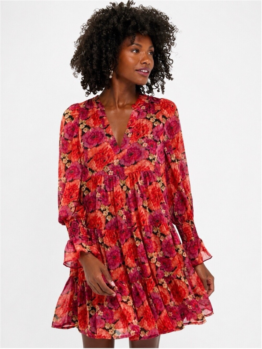 Pomander Place Rose Chiffon Kenzo dress